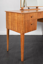 Load image into Gallery viewer, Gordon Russell Retro Walnut Dressing Table with Drawers &amp; Mirror
