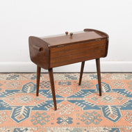Vintage Oak Sewing Box by Utility Furniture