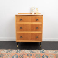Mid Century Oak Chest Of Drawers