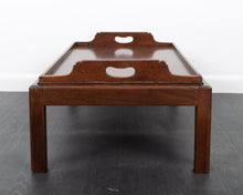 Load image into Gallery viewer, Vintage Tray Top Hardwood Coffee Table
