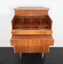Load image into Gallery viewer, Retro Walnut Metamorphic Fold Out Bureau
