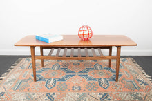 Load image into Gallery viewer, Retro Afromosia Coffee Table with Magazine Shelf By Richard Hornby
