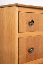 Load image into Gallery viewer, Mid Century Oak Chest Of Drawers
