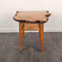 Load image into Gallery viewer, Vintage Solid Wood Coffee Table with Ladder Shelf

