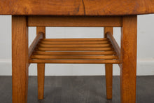 Load image into Gallery viewer, Vintage Solid Wood Coffee Table with Ladder Shelf
