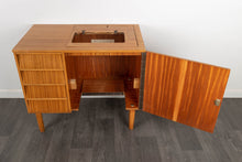 Load image into Gallery viewer, Mid Century Sewing Machine Cabinet
