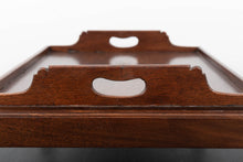 Load image into Gallery viewer, Vintage Tray Top Hardwood Coffee Table
