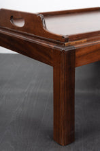 Load image into Gallery viewer, Vintage Tray Top Hardwood Coffee Table
