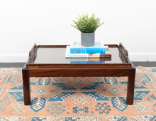 Load image into Gallery viewer, Vintage Tray Top Hardwood Coffee Table
