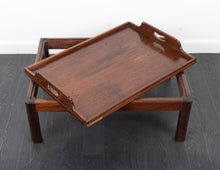 Load image into Gallery viewer, Vintage Tray Top Hardwood Coffee Table
