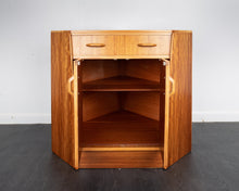 Load image into Gallery viewer, G Plan E Gomme Retro Walnut Corner Bureau
