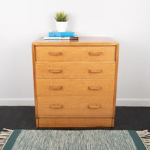 Load image into Gallery viewer, Mid Century G Plan E Gomme Retro Oak Chest of Drawers
