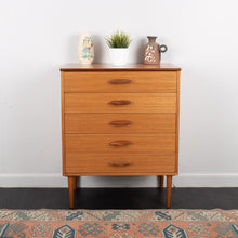 Load image into Gallery viewer, Retro Teak Chest of Drawers
