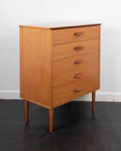 Load image into Gallery viewer, Retro Teak Chest of Drawers
