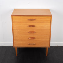 Load image into Gallery viewer, Retro Teak Chest of Drawers
