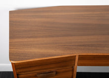 Load image into Gallery viewer, Mid Century Walnut Desk by UNIFLEX A Range

