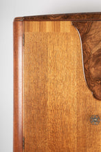 Load image into Gallery viewer, Retro Oak and Walnut Gents Wardrobe by Austinsuite
