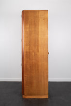 Load image into Gallery viewer, Retro Oak and Walnut Gents Wardrobe by Austinsuite
