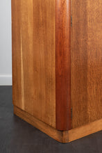 Load image into Gallery viewer, Retro Oak and Walnut Gents Wardrobe by Austinsuite
