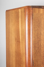 Load image into Gallery viewer, Retro Oak and Walnut Gents Wardrobe by Austinsuite

