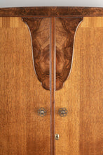 Load image into Gallery viewer, Mid-Century Oak and Walnut Ladies Wardrobe by Austinsuite
