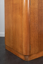 Load image into Gallery viewer, Mid-Century Oak and Walnut Ladies Wardrobe by Austinsuite
