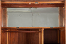 Load image into Gallery viewer, Retro Oak and Walnut Gents Wardrobe by Austinsuite
