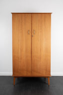Retro Walnut Compact Ladies Wardrobe made by Alfred Cox