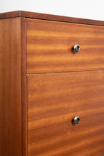 Load image into Gallery viewer, Retro Walnut Bedside Cabinet Drawer on Legs
