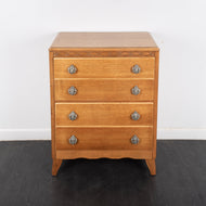 Mid Century Oak Chest Of Drawers by Lebus Furniture