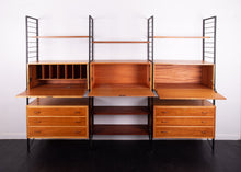 Load image into Gallery viewer, Retro Teak and Metal Ladderax Unit
