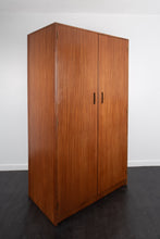 Load image into Gallery viewer, Fyne Ladye Afromosia Ladies Double Wardrobe designed by Richard Hornby 1960’s
